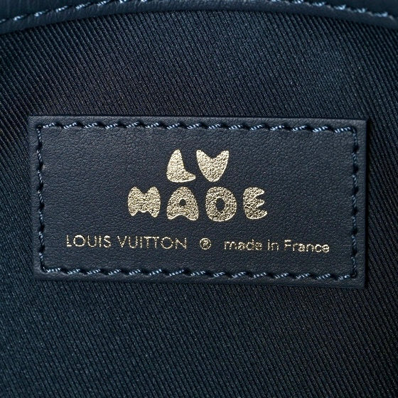 LOUIS VUITTON X NIGO DENIM DRIP KEEPALL BANDOULIÈRE 50 BLEU