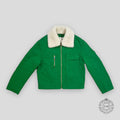 Veste Louis Vuitton Monogram Workwear en jean vert