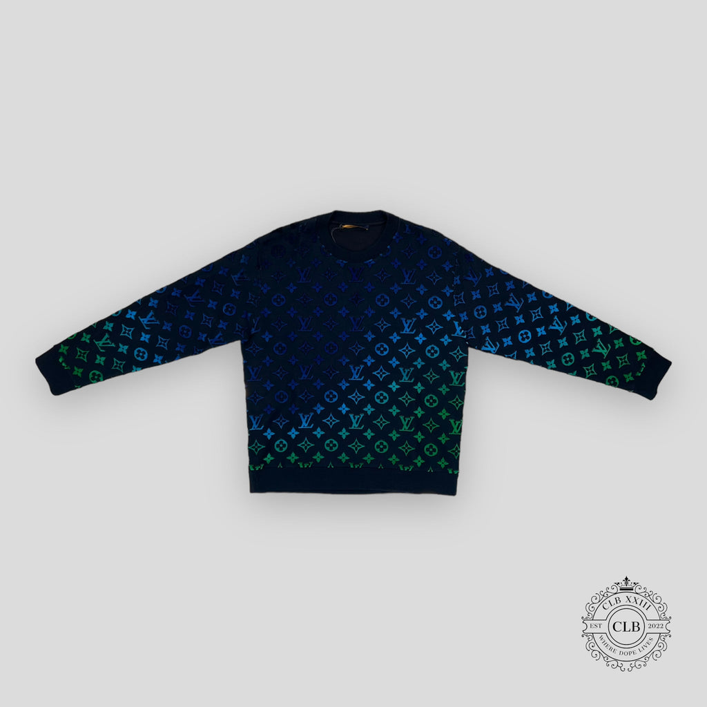 Pull ras-du-cou Louis Vuitton Monogram Gradient multicolore
