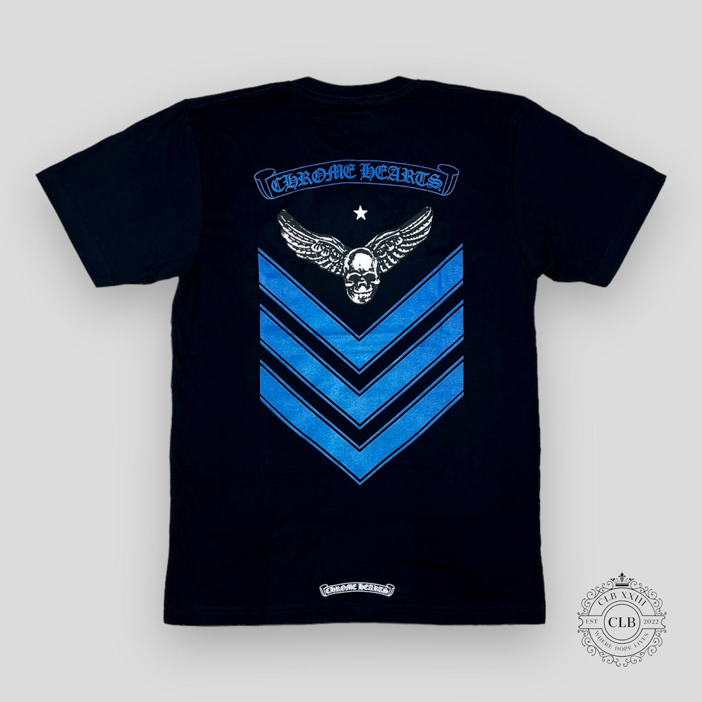 T-shirt Chrome Hearts Foti Harris Noir / Bleu