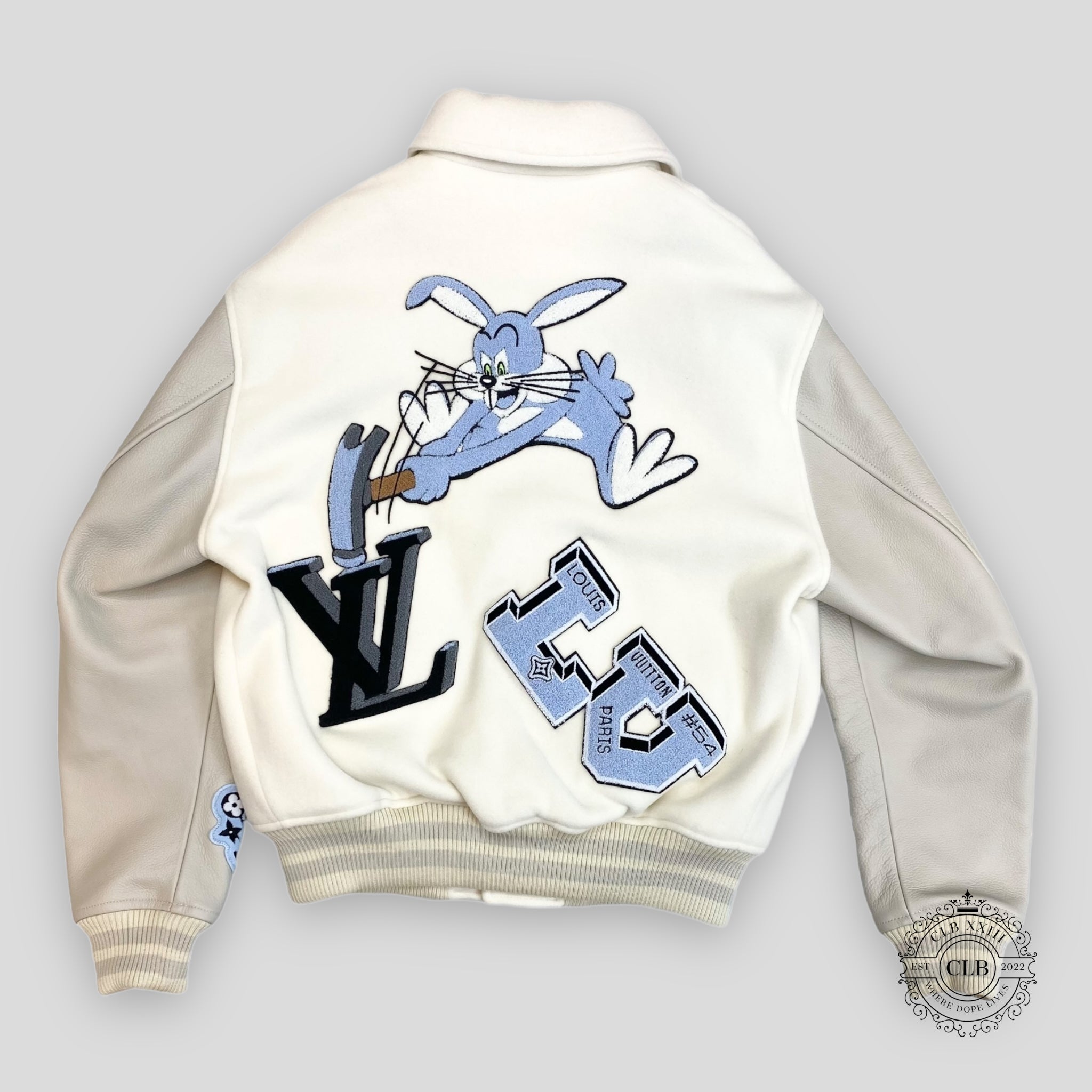 BLOUSON TEDDY LOUIS VUITTON BUGS BUNNY - BLANC