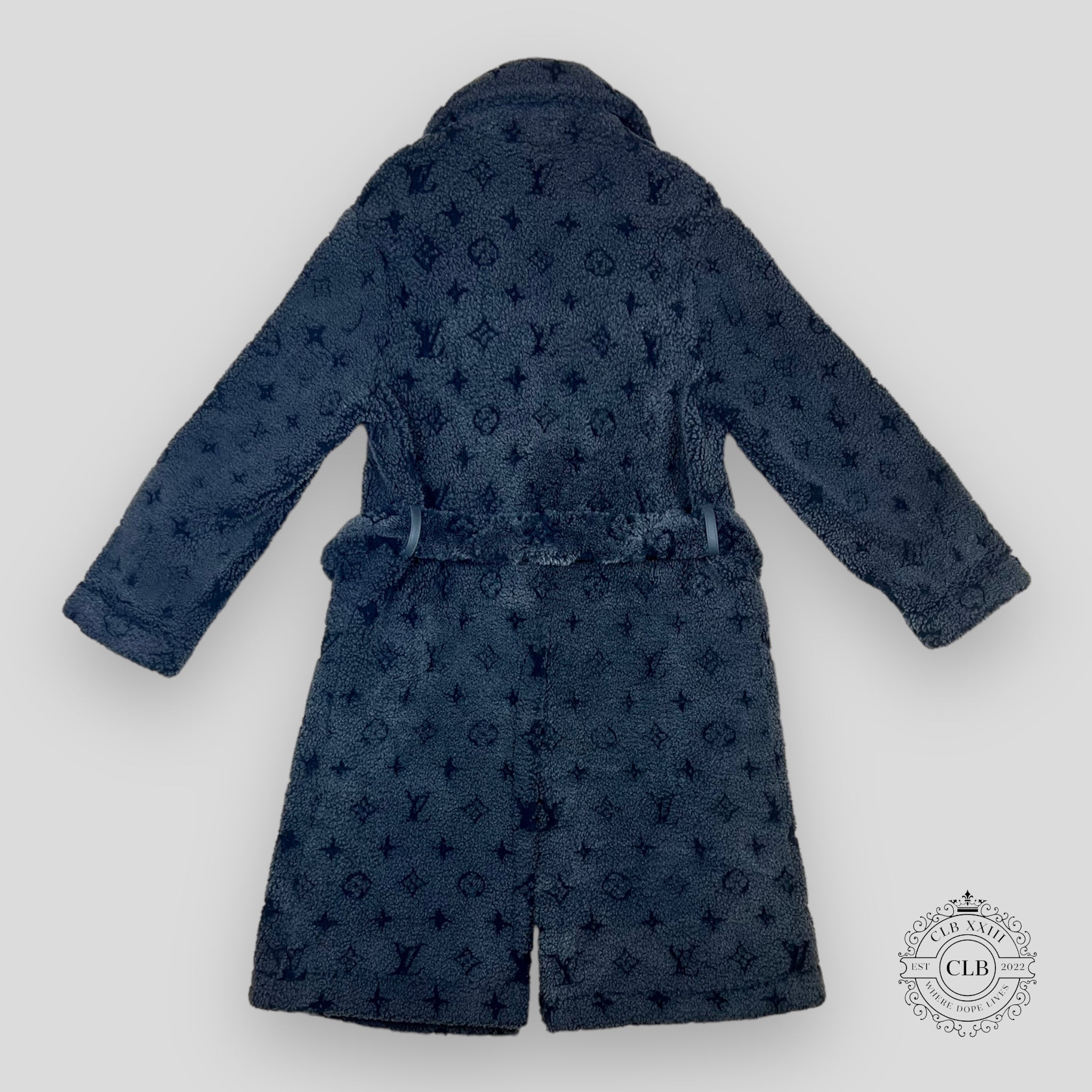 Louis Vuitton Monogram Shearling Overcoat