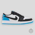AIR JORDAN 1 RETRO LOW OG (GS) « BLACK DARK POWDER BLUE »