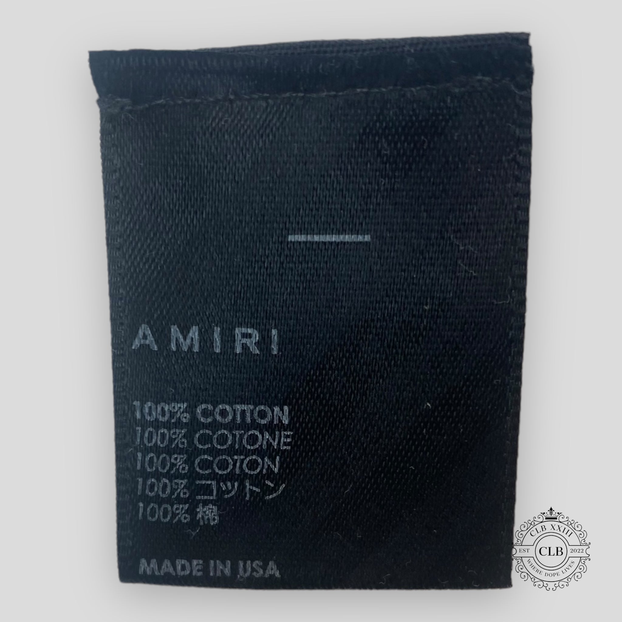 T-shirt Amiri Ma Core Logo blanc