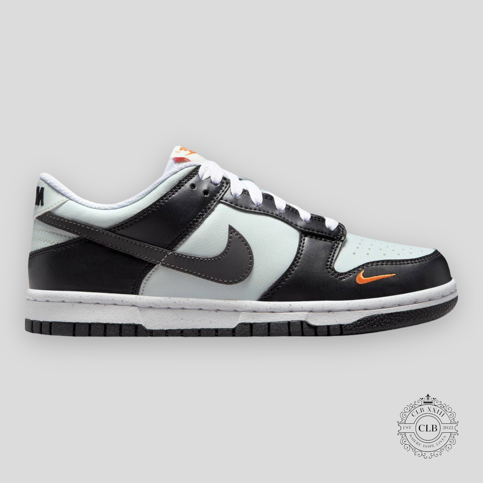 NIKE DUNK LOW (GS) « BLACK BRIGHT MANDARIN »