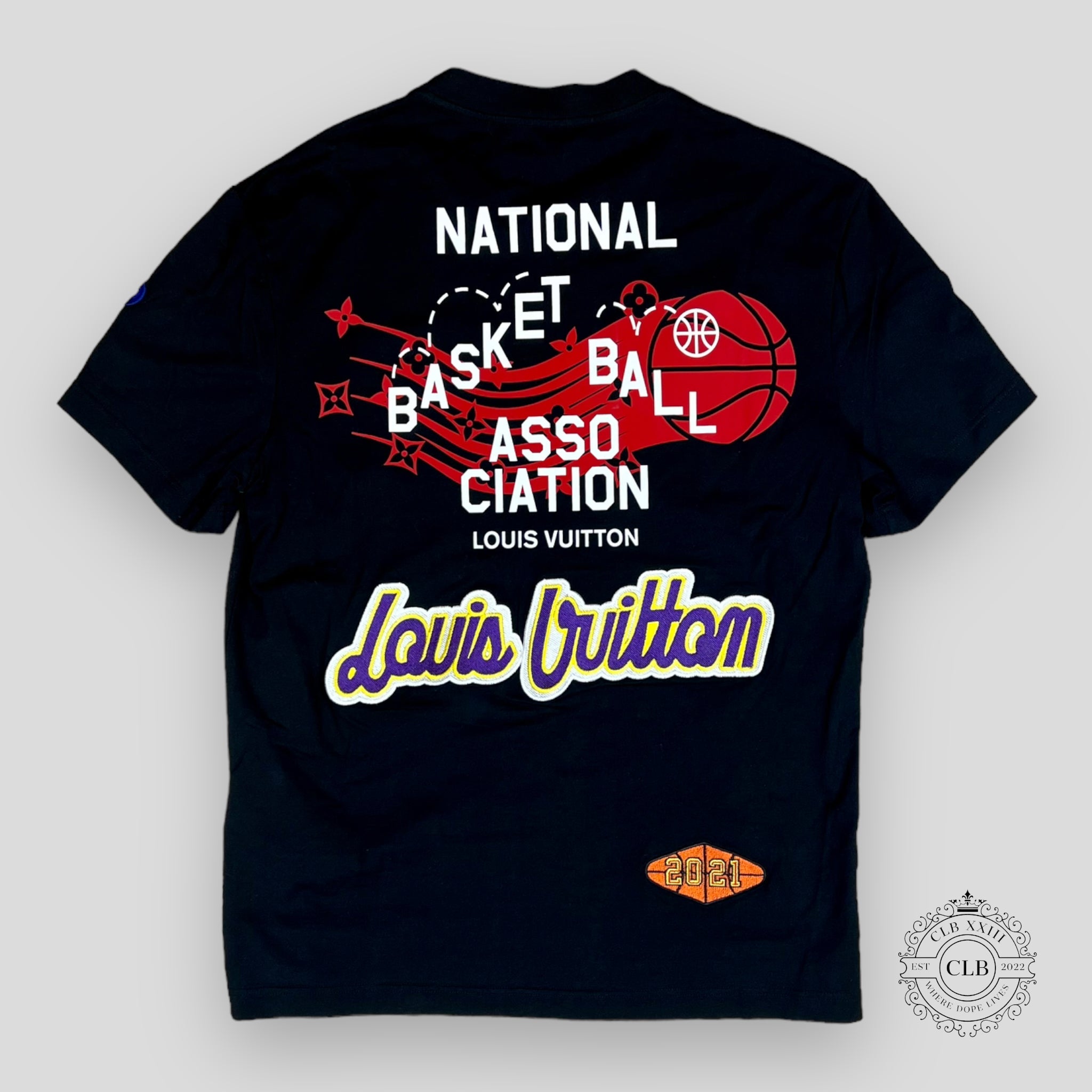 T-shirt Multi Logo Louis Vuitton X NBA noir