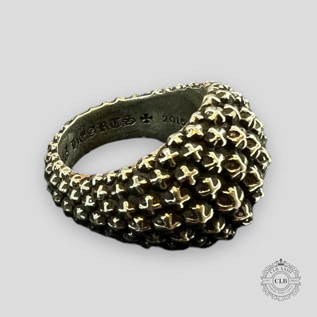 BAGUE CHROME HEARTS MINI BOULE CROIX