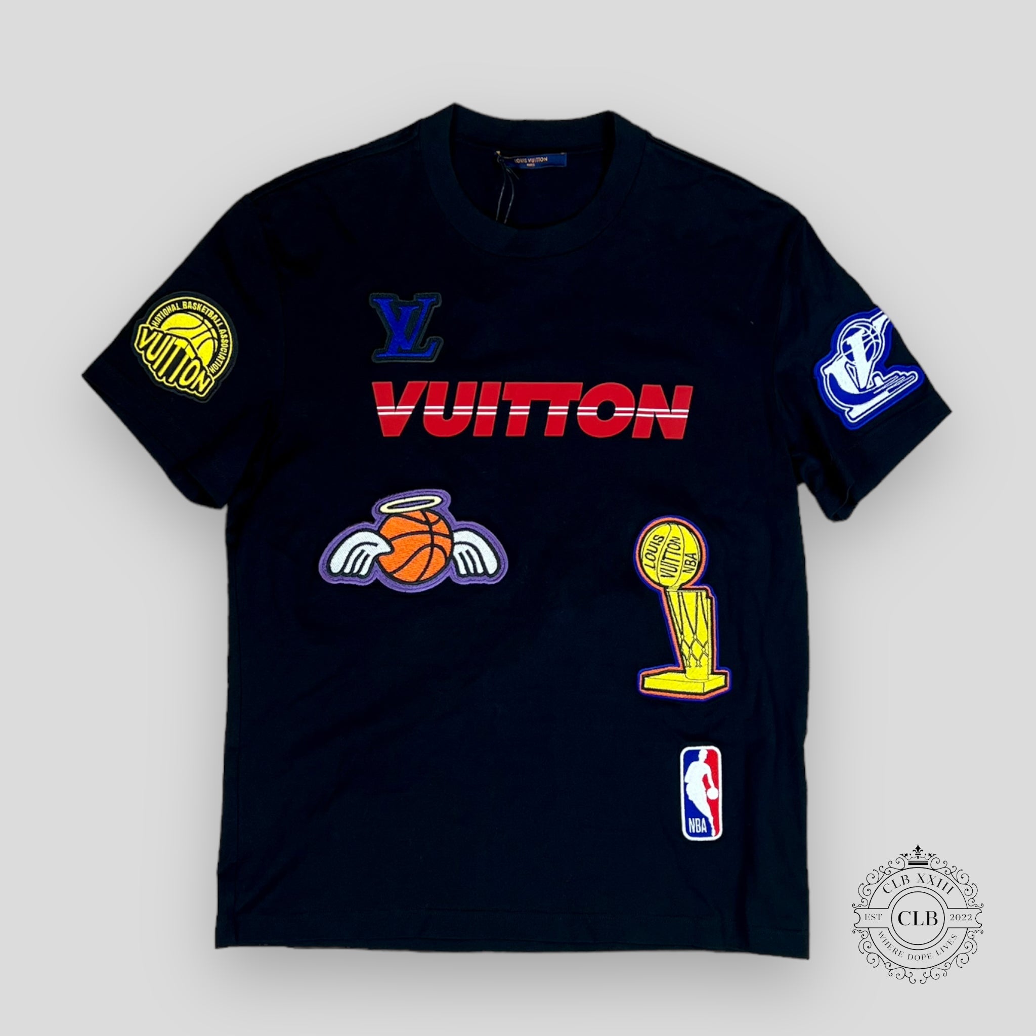 T-shirt Multi Logo Louis Vuitton X NBA noir