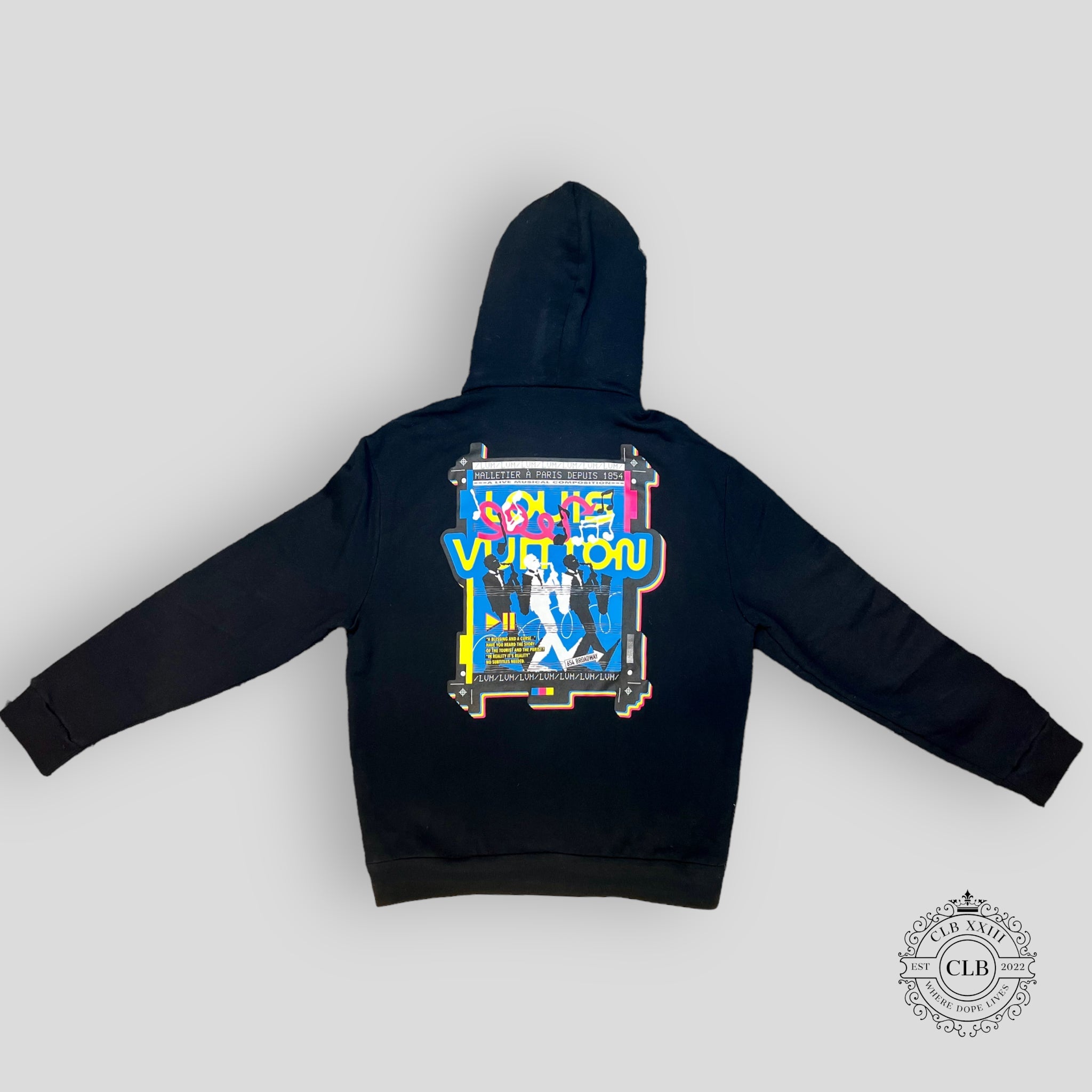 SWEAT À CAPUCHE LOUIS VUITTON LV JAZZ MULTI LOGO