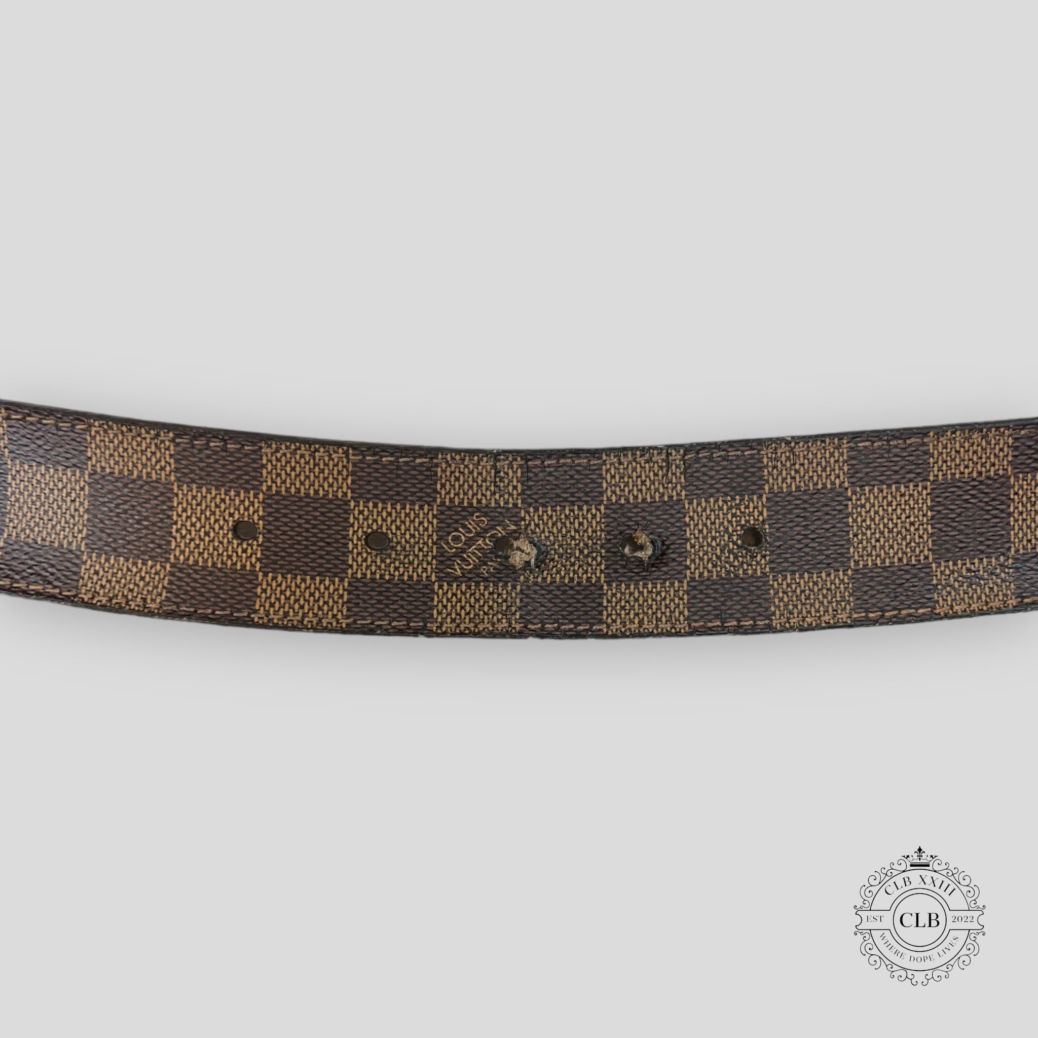 CEINTURE LOUIS VUITTON DAMIER EBÈNE