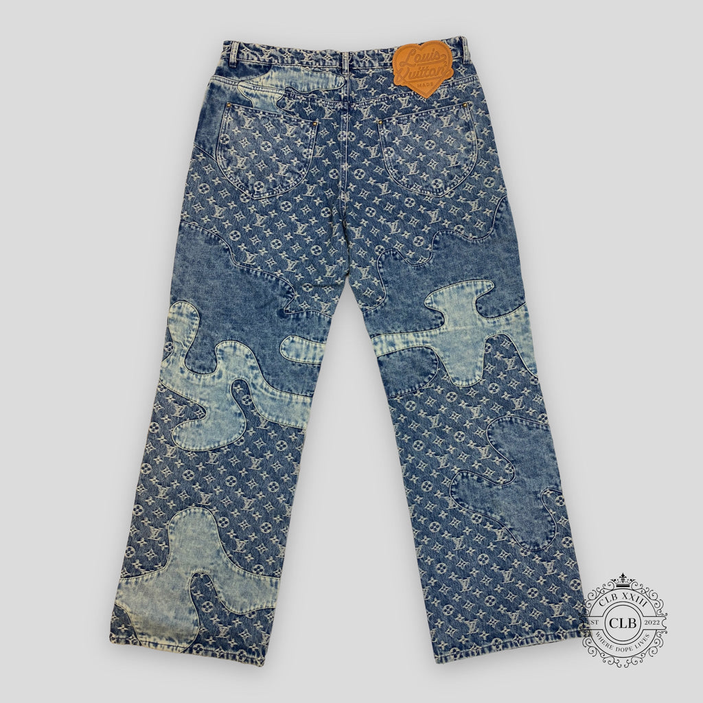 Jean en jean Monogram Patchwork Louis Vuitton X Nigo