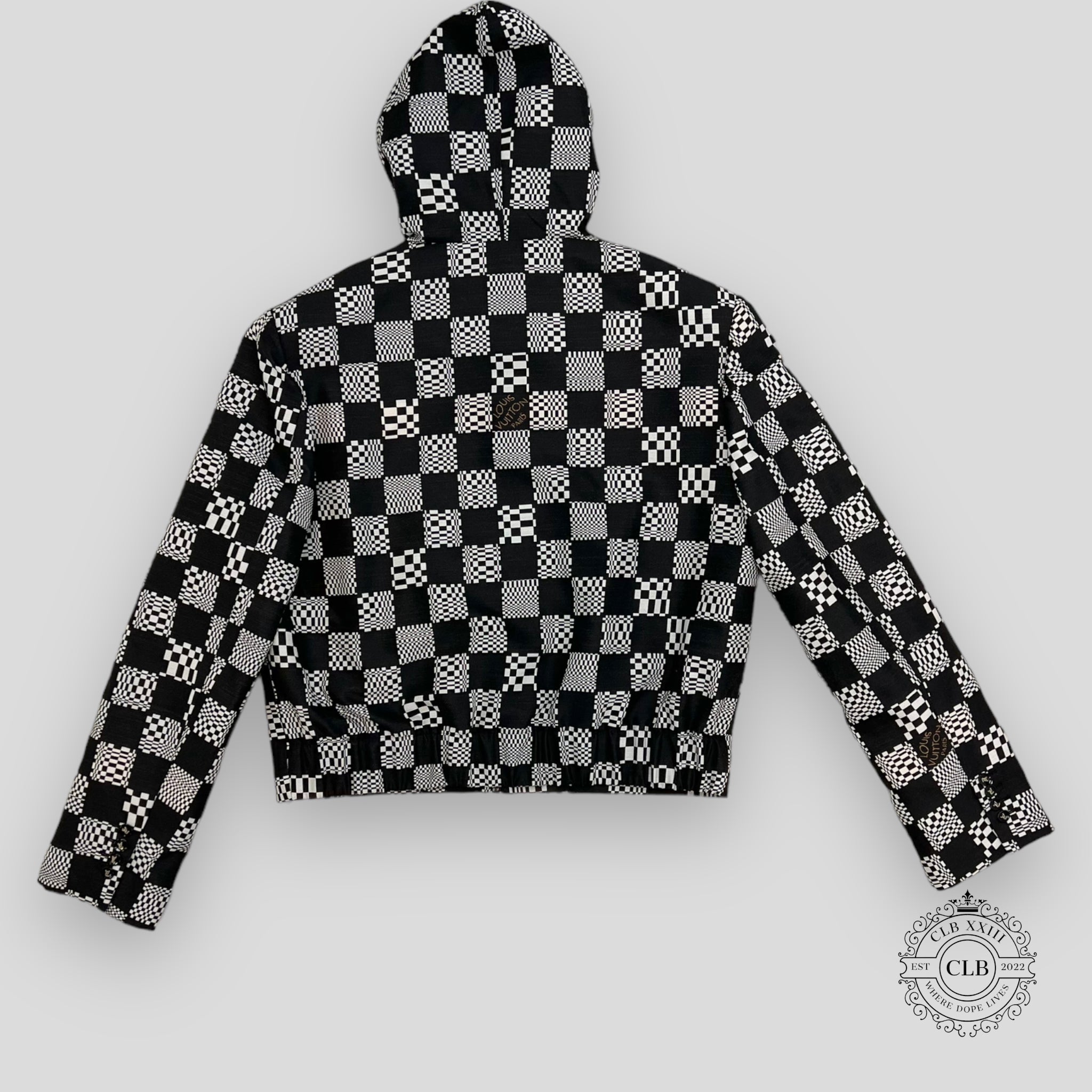 SWEAT À CAPUCHE STRUCTURÉ LOUIS VUITTON - NOIR