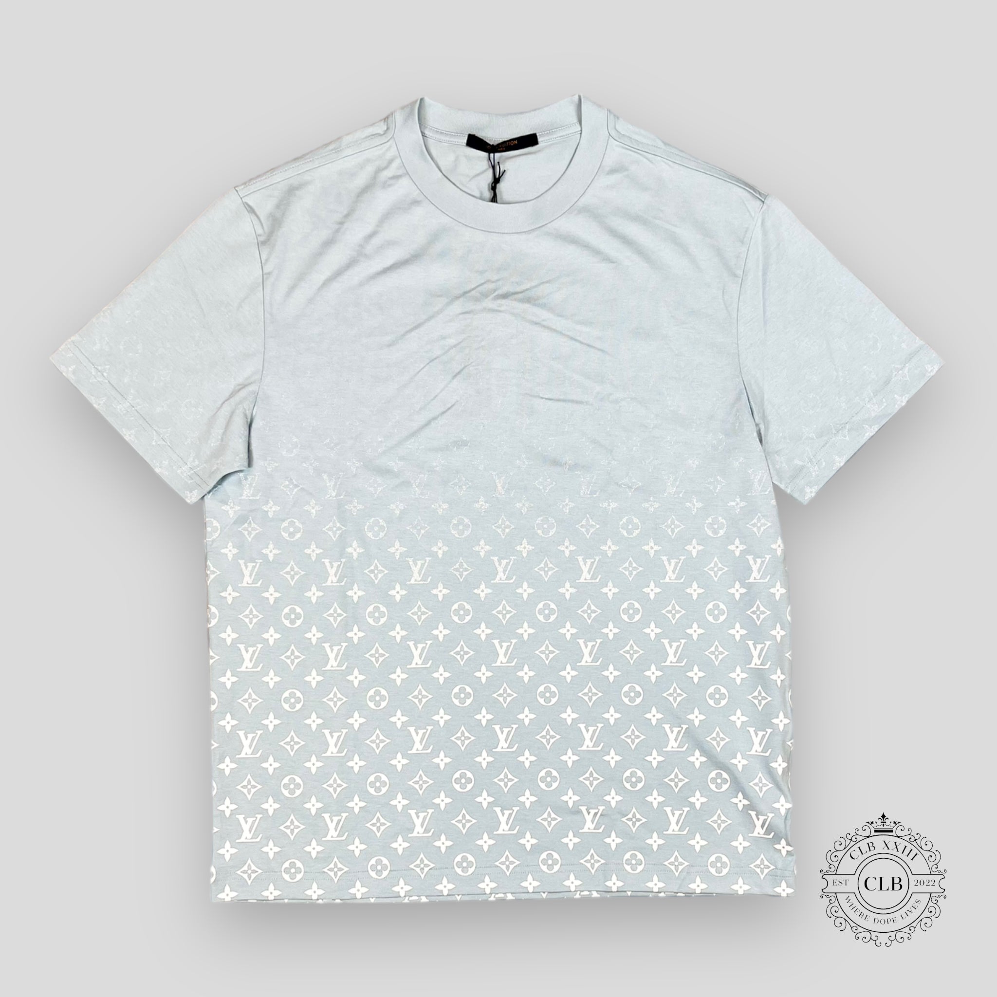 T-shirt Monogram dégradé Louis Vuitton bleu clair
