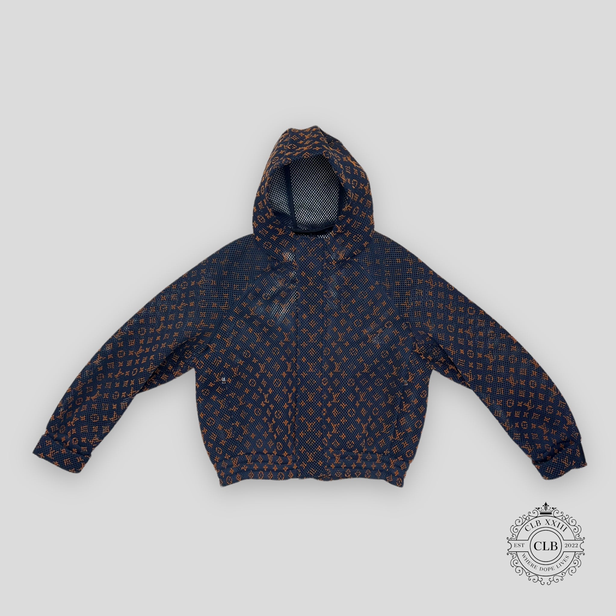 BLOUSON ZIP EN FILET MONOGRAM LOUIS VUITTON