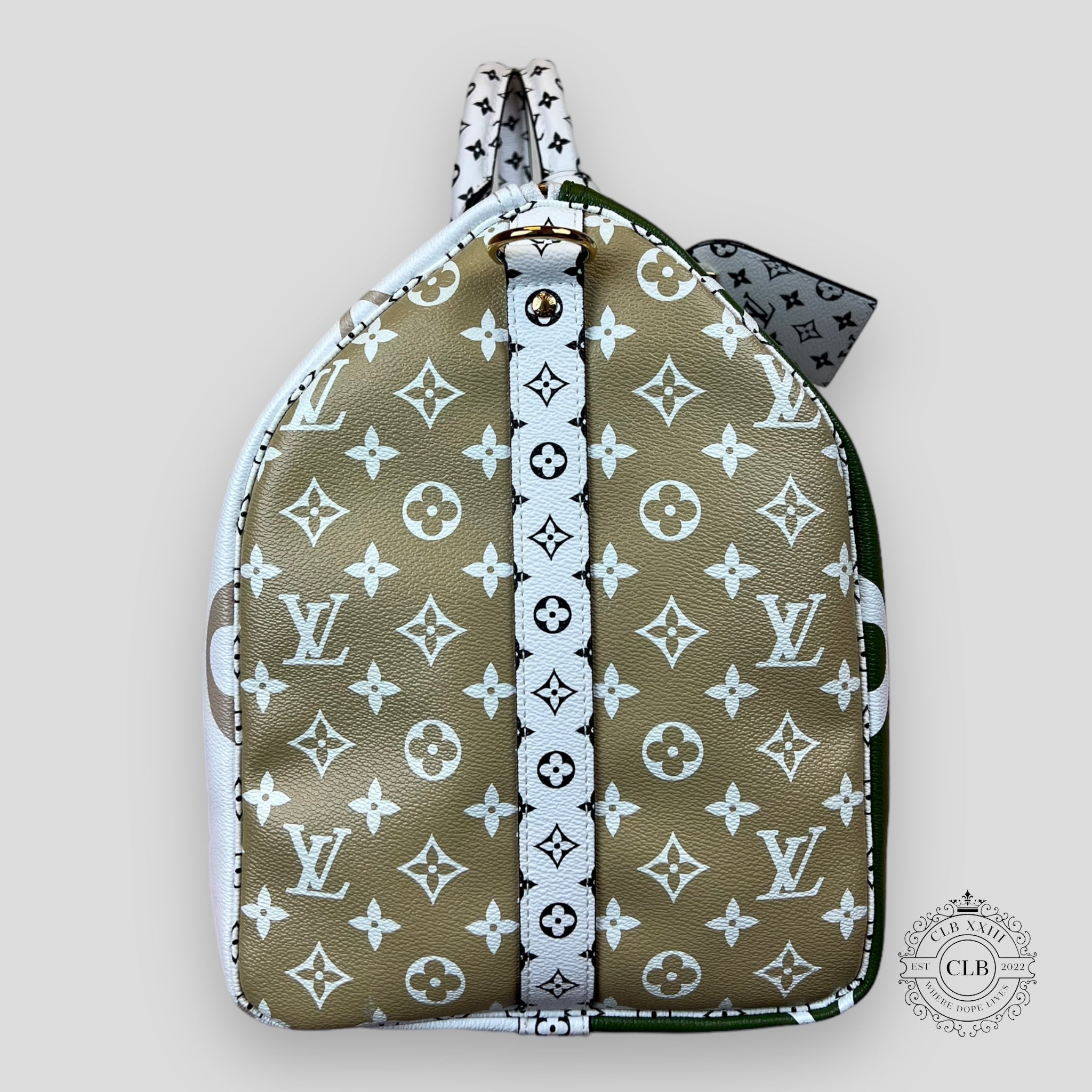 LOUIS VUITTON GIANT MONOGRAM KEEPALL 50 - KAKI / BEIGE