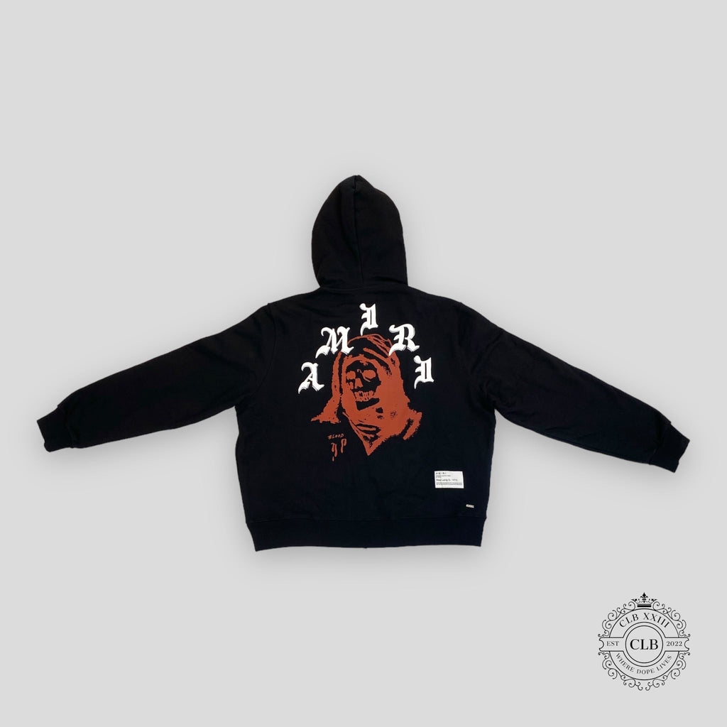 SWEAT À CAPUCHE ZIPPÉ AMIRI WES LANG SOLAR KINGS - NOIR