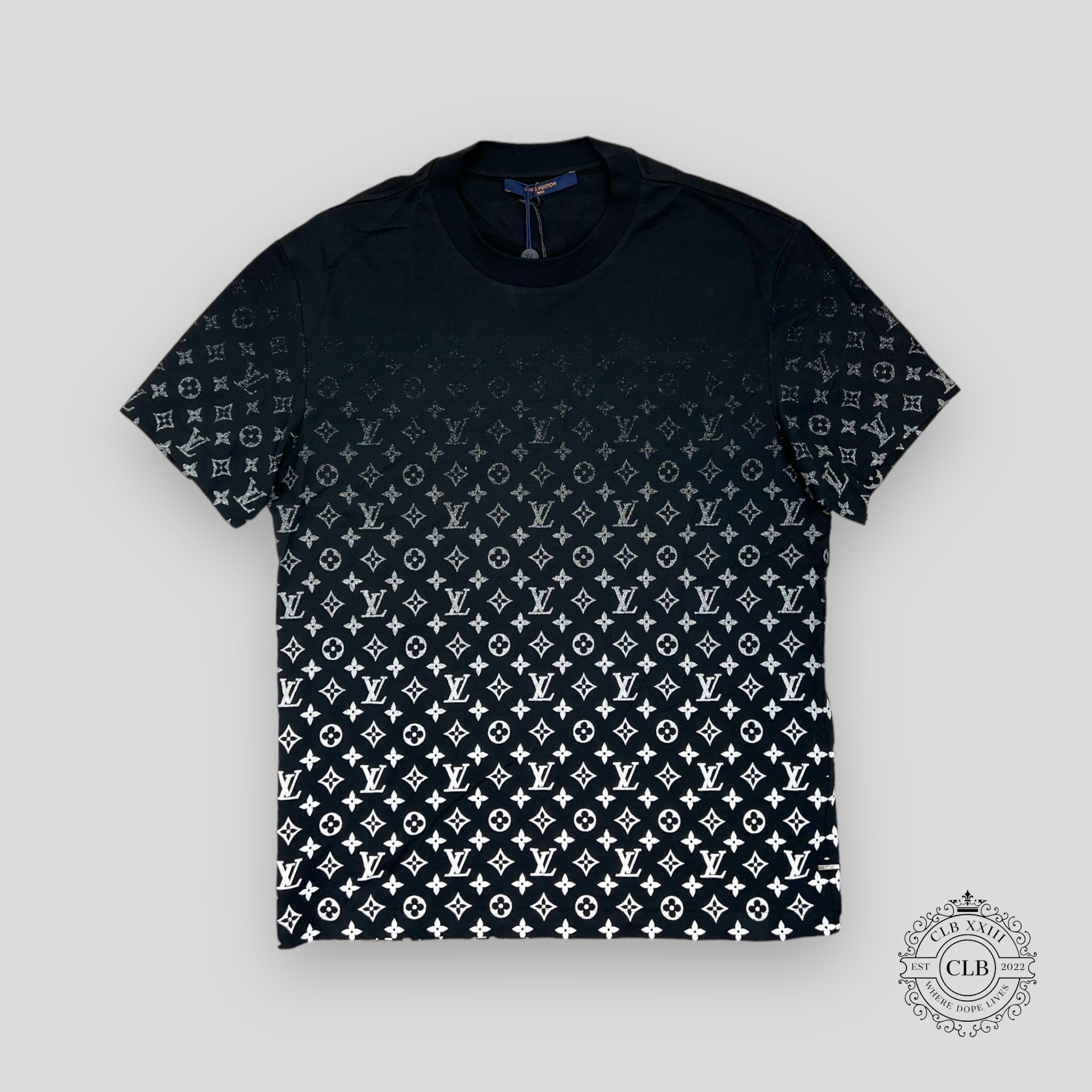 T-shirt Louis Vuitton Monogram Dégradé Noir
