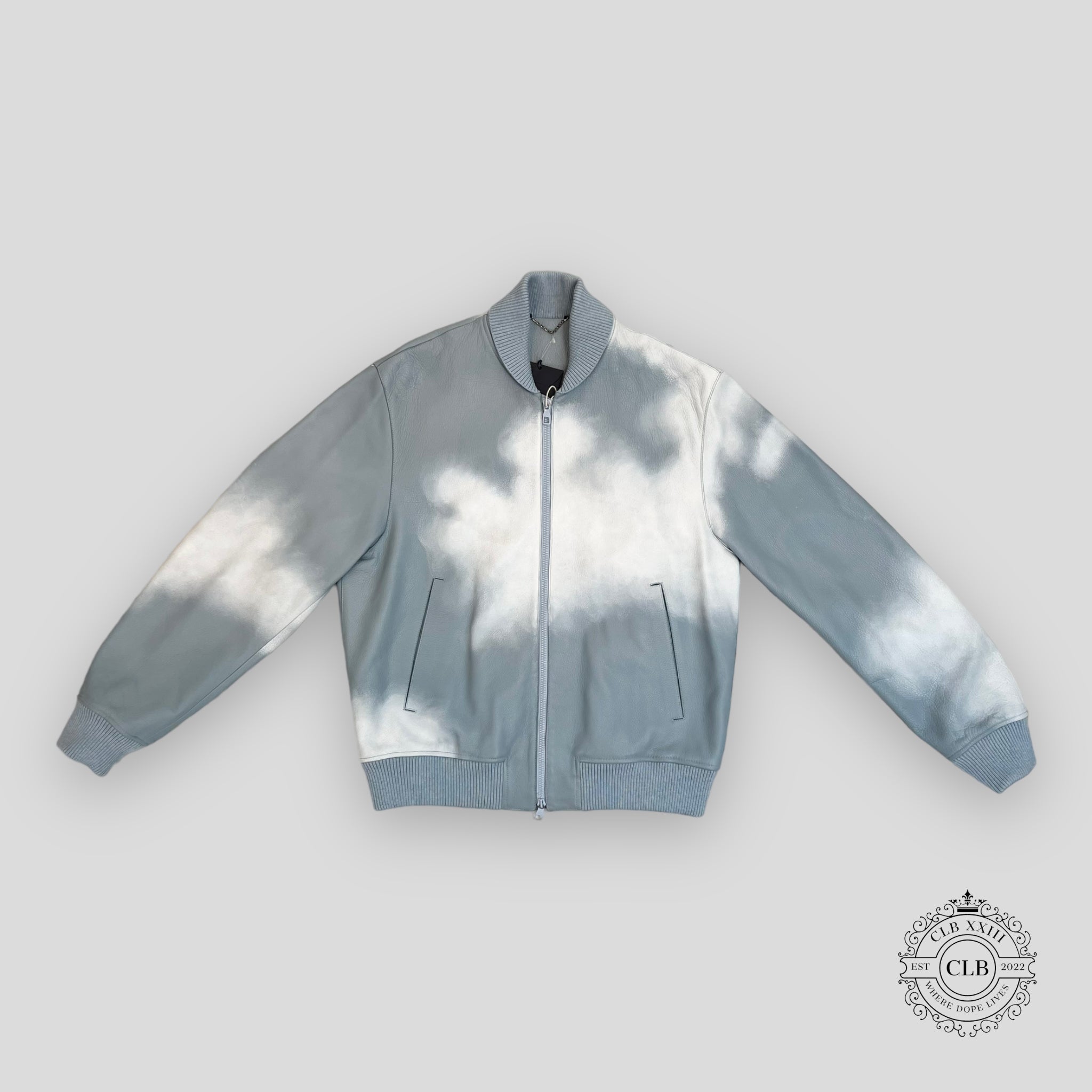Blouson aviateur en cuir de veau Cloud Louis Vuitton