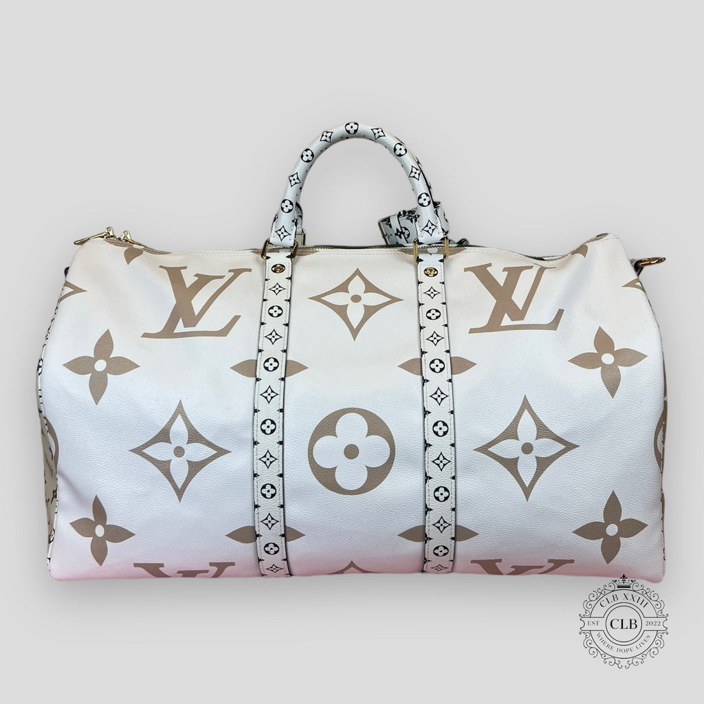 LOUIS VUITTON GIANT MONOGRAM KEEPALL 50 - KAKI / BEIGE