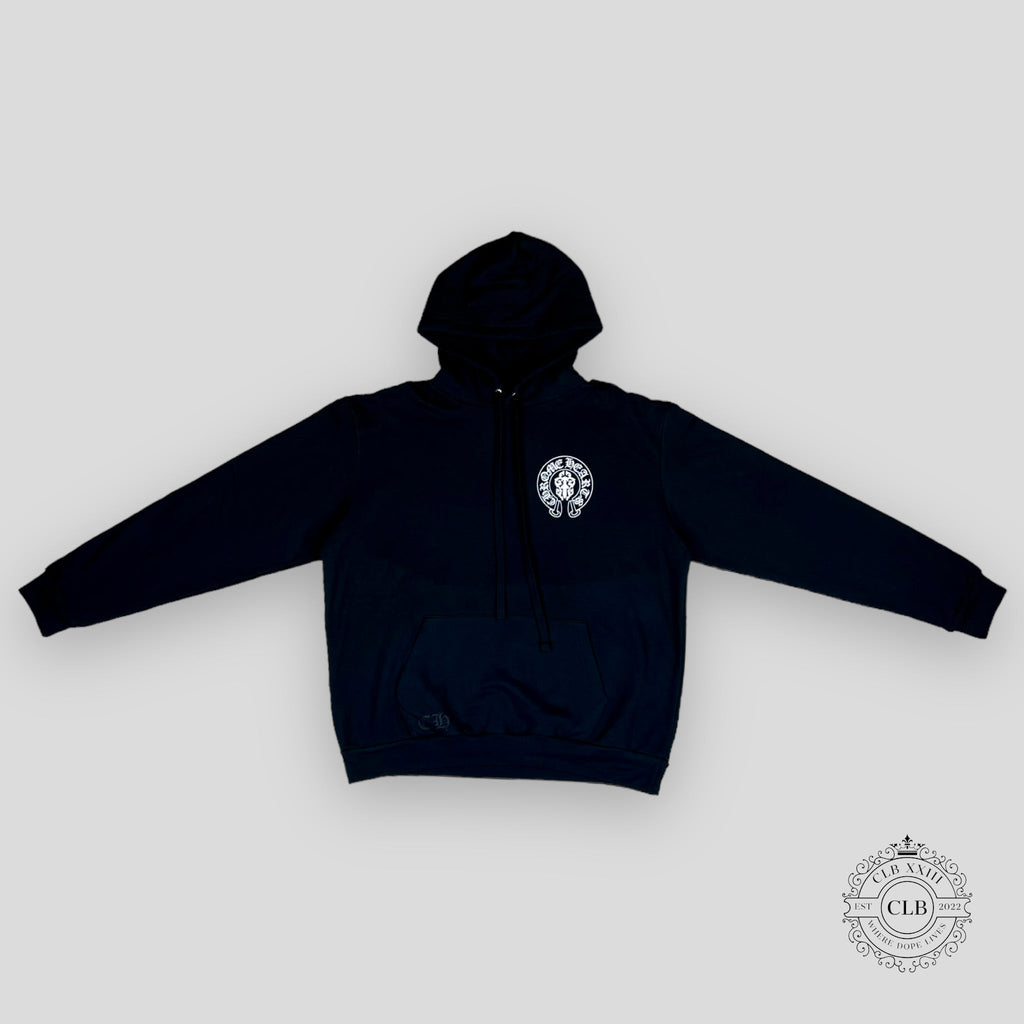 Sweat à capuche Chrome Hearts drapeau américain noir