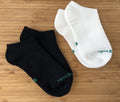 Chaussettes invisibles en bambou et viscose – Noir