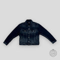 BLOUSON DE CAMIONNEUR AMIRI SHOTGUN EN JEAN - NOIR VIEILLI