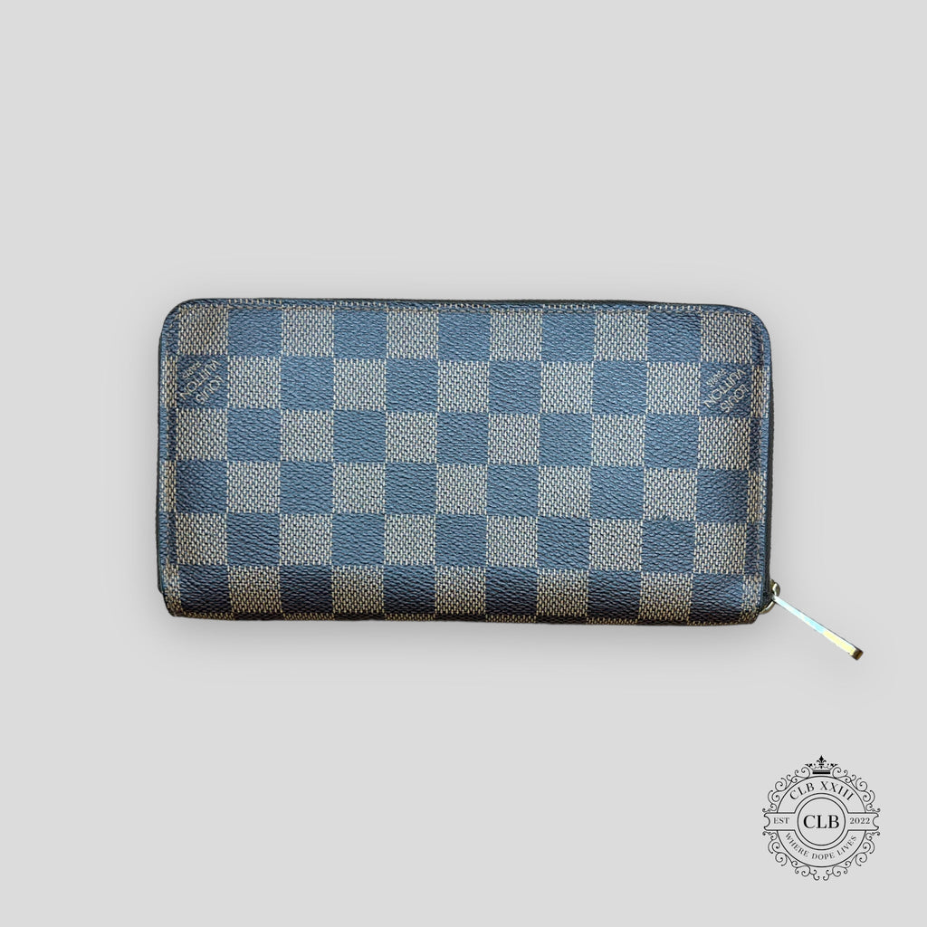 PORTEFEUILLE ZIPPY LOUIS VUITTON DAMIER EBENE - MARRON