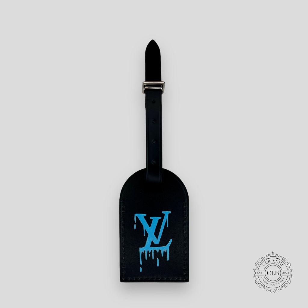 ÉTIQUETTE DE BAGAGE LOUIS VUITTON - BLEU