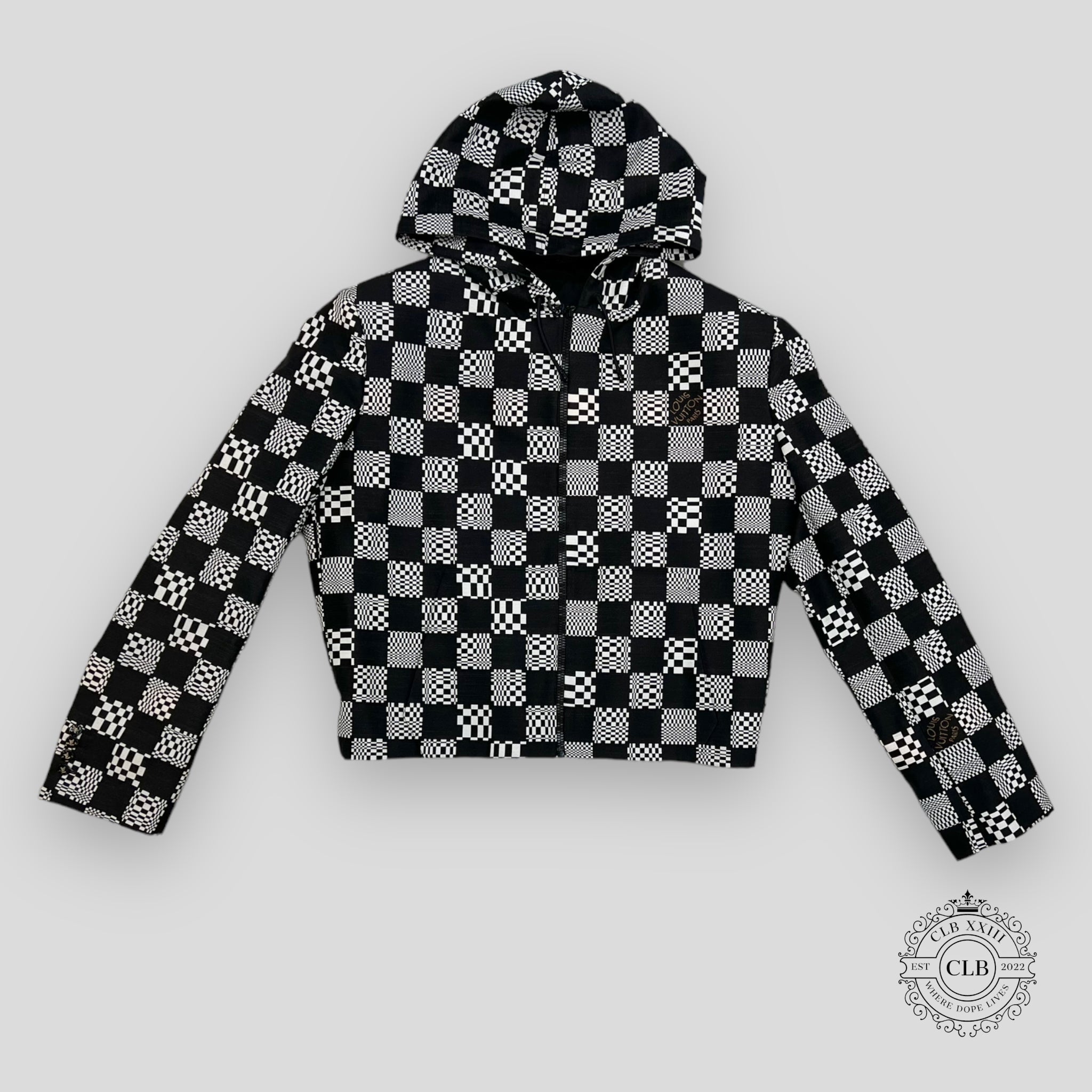 SWEAT À CAPUCHE STRUCTURÉ LOUIS VUITTON - NOIR