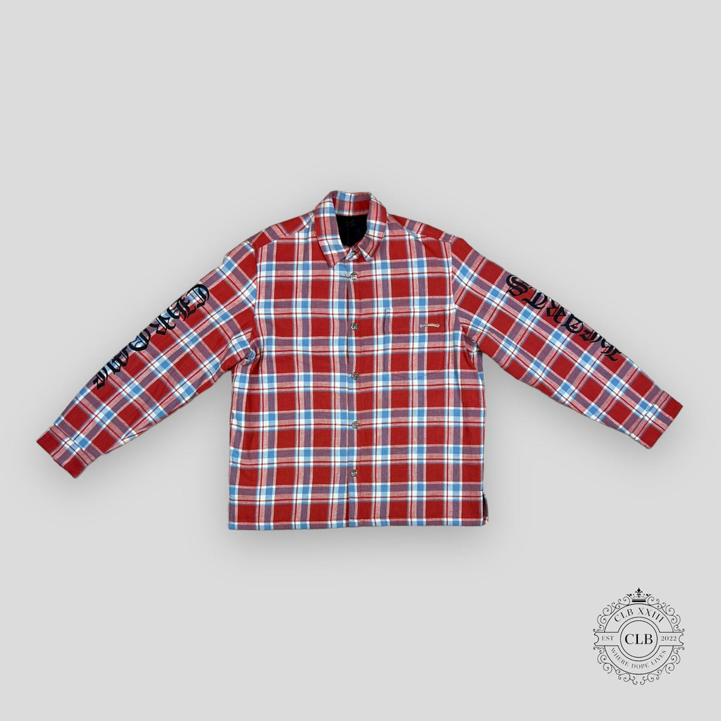 Chemise en flanelle matelassée Chrome Hearts