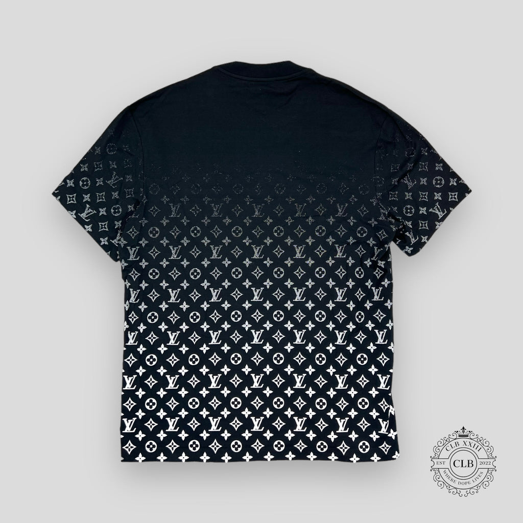 T-shirt Louis Vuitton Gradient Monogram en noir