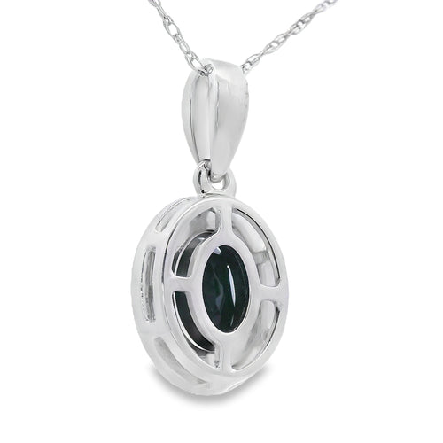 .53ct Onyx Diamond Fashion Pendants 10KT White Gold
