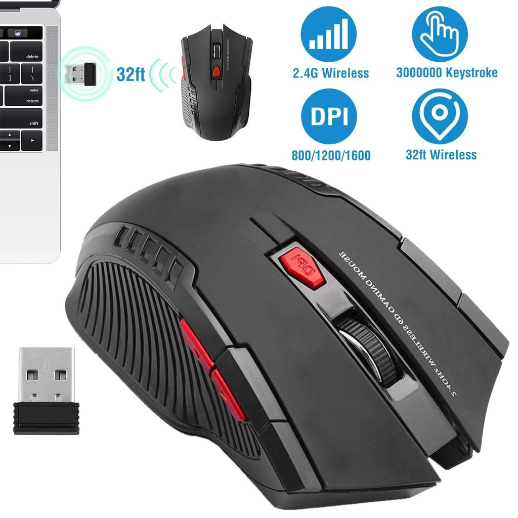 Souris de jeu sans fil iMountek 2.4G