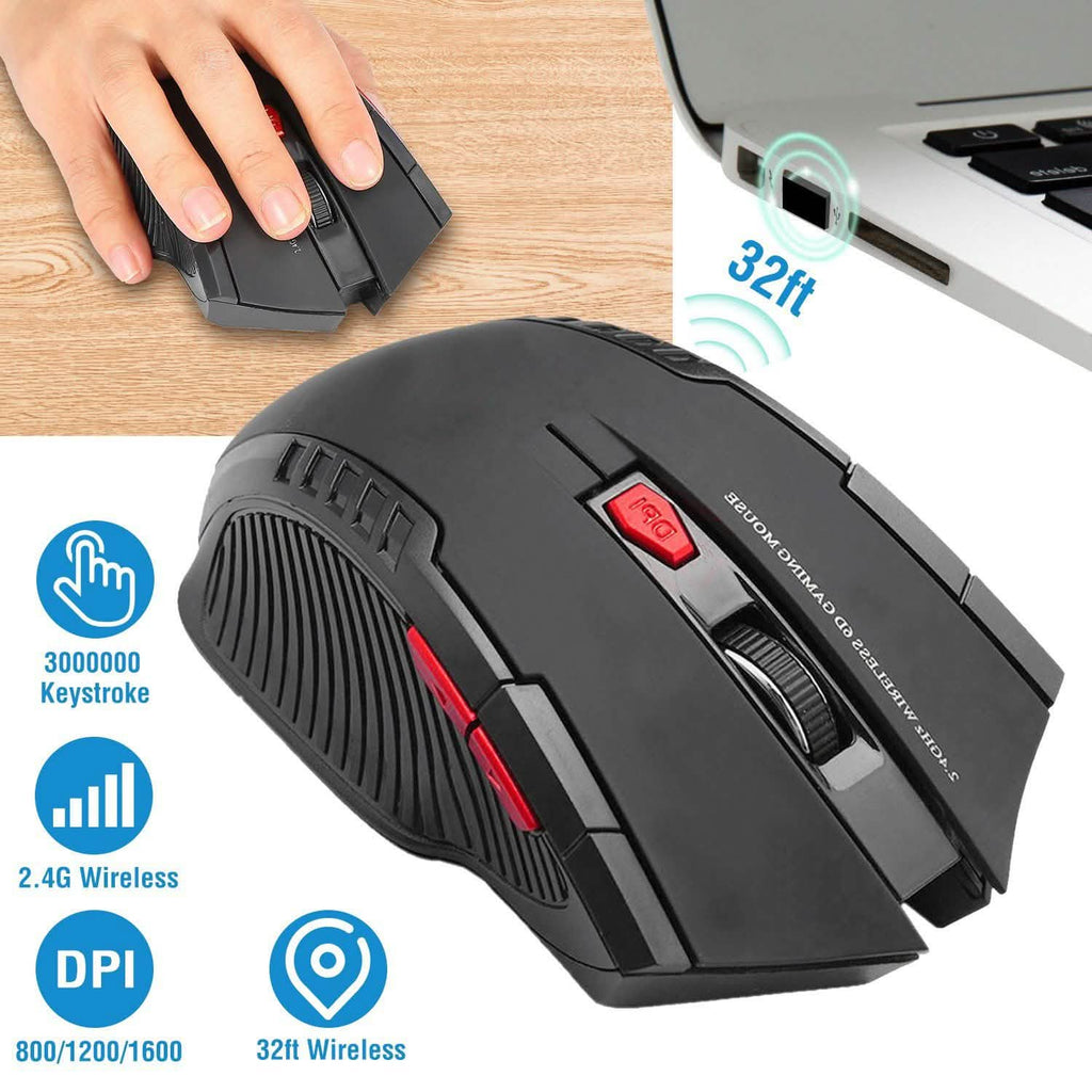 Souris de jeu sans fil iMountek 2.4G