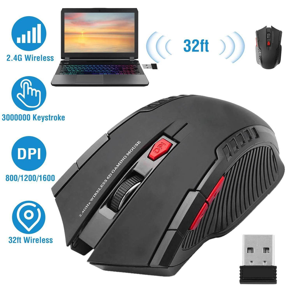 Souris de jeu sans fil iMountek 2.4G