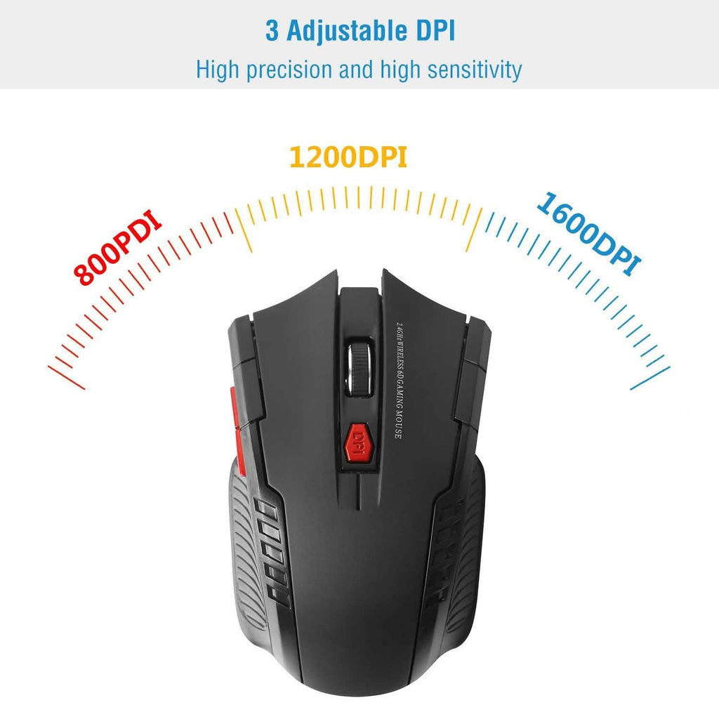 Souris de jeu sans fil iMountek 2.4G