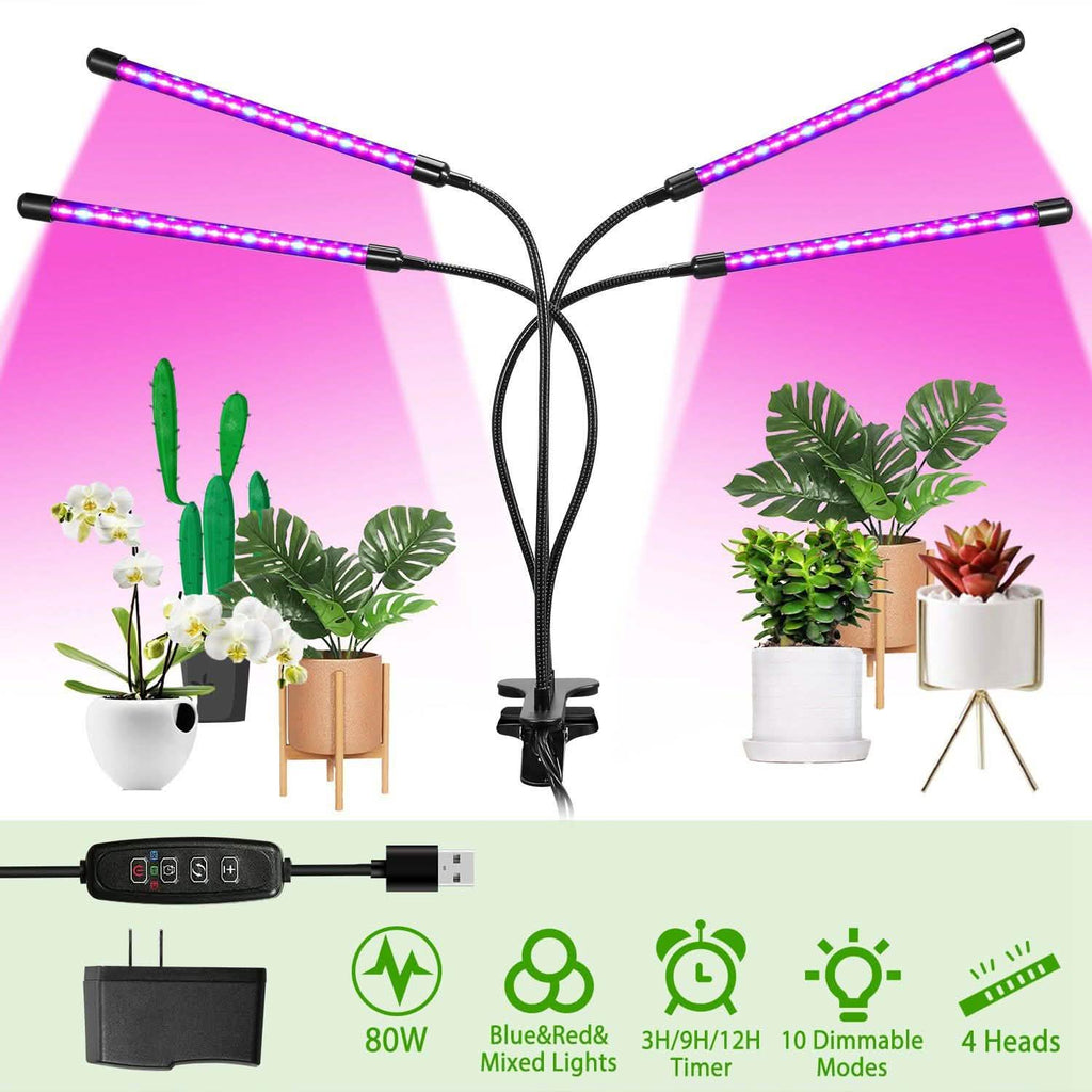 iMounTEK 80W 80 LEDs Lampes de croissance pour plantes