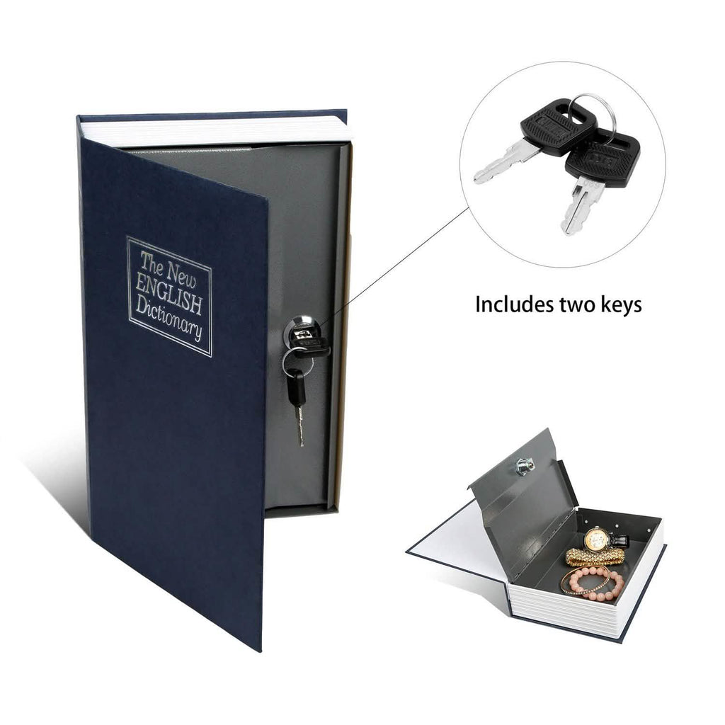 iMountek Dictionnaire Coffre-fort Secret Boîte en métal de diversion