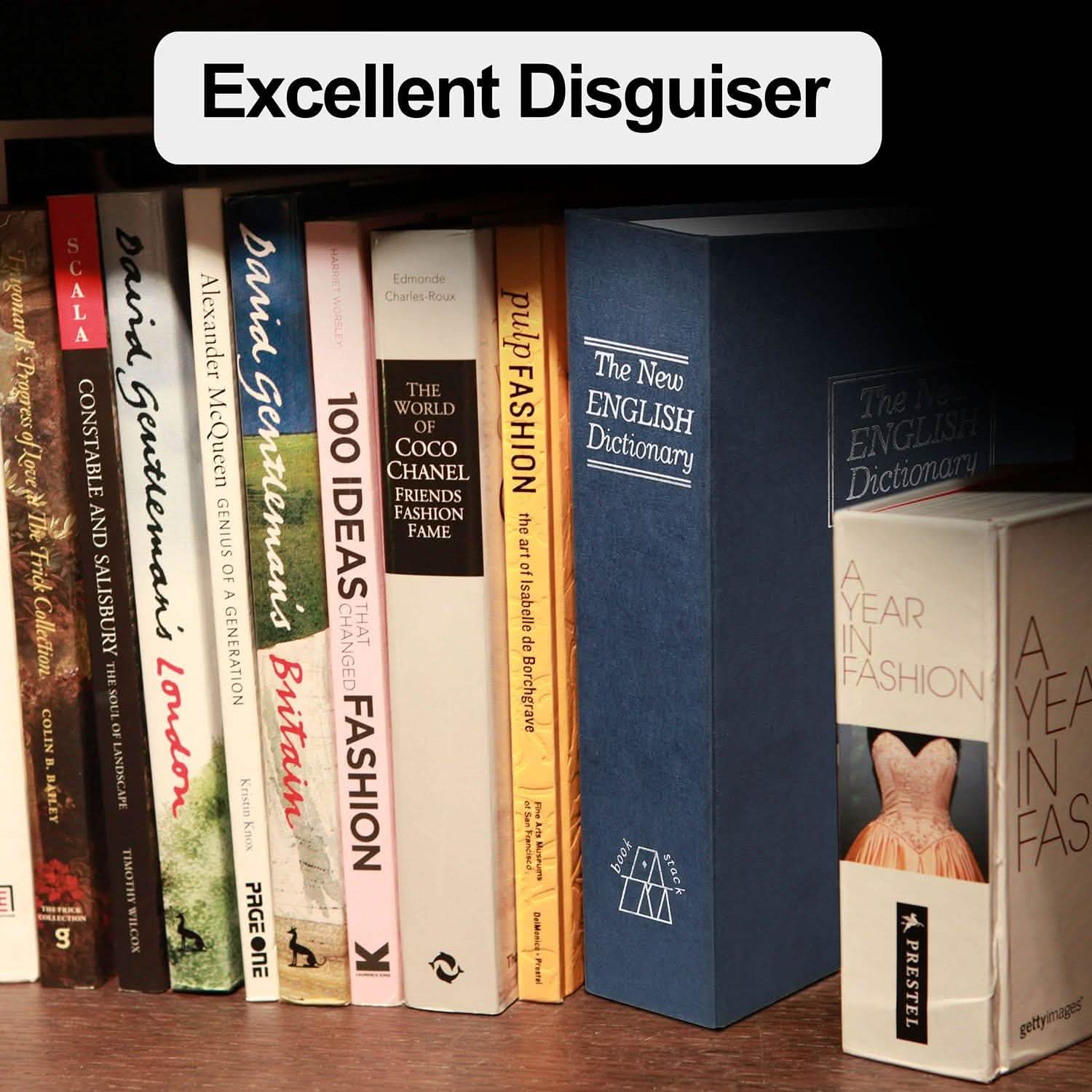 iMountek Dictionnaire Coffre-fort Secret Boîte en métal de diversion