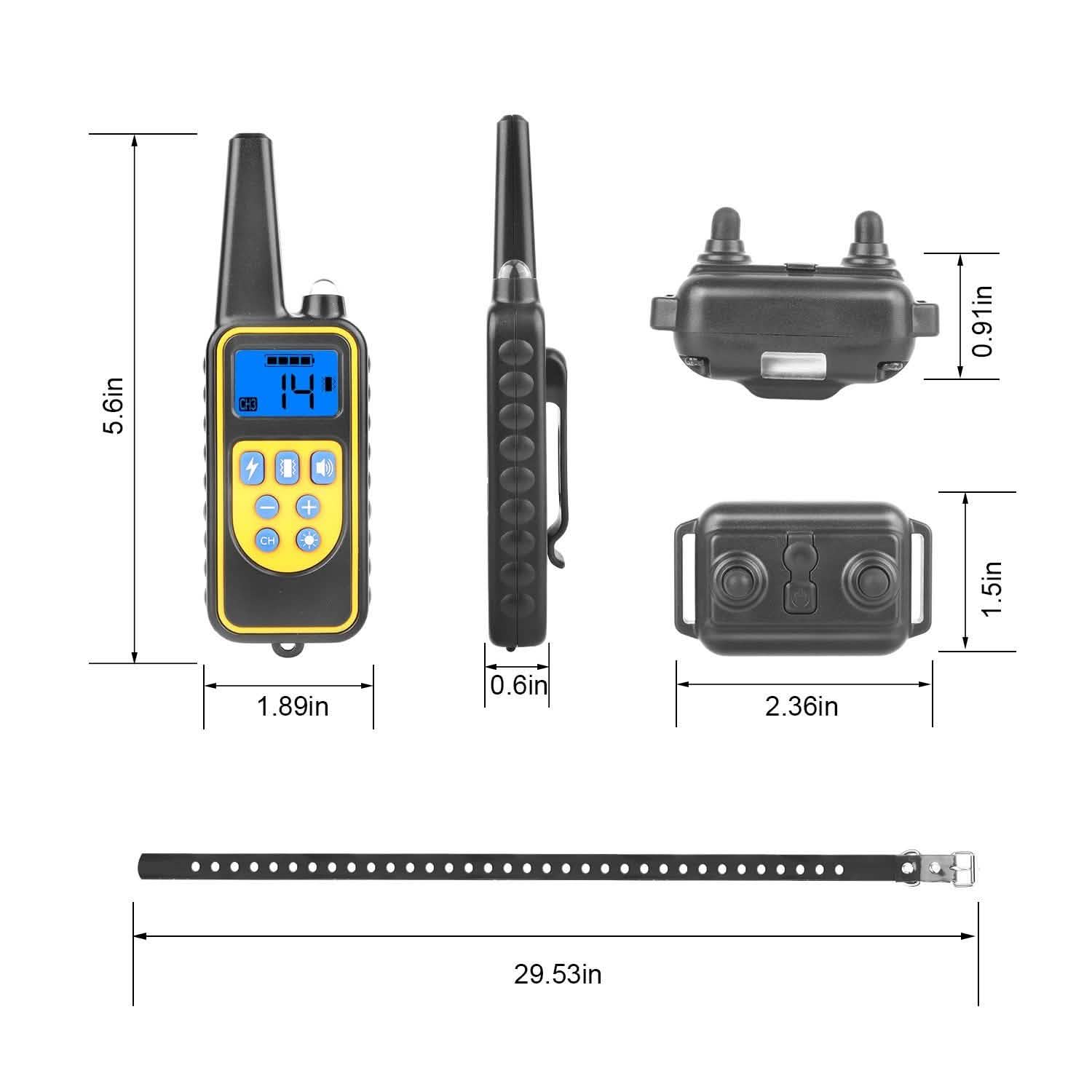 Collier de dressage pour chien iMountek IP