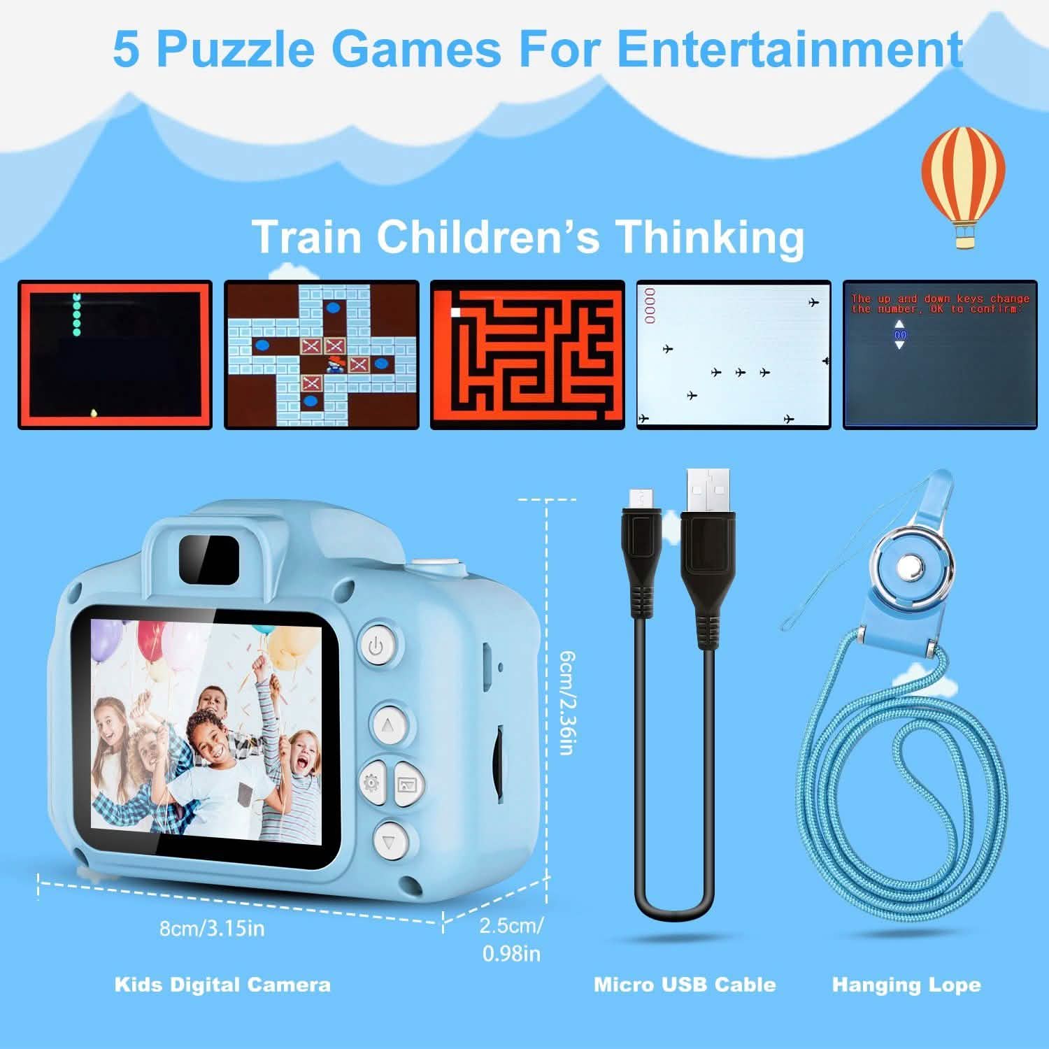 Appareil photo numérique iMountek pour enfants