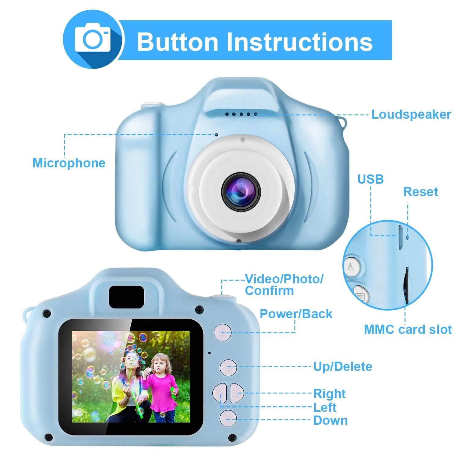 Appareil photo numérique iMountek pour enfants
