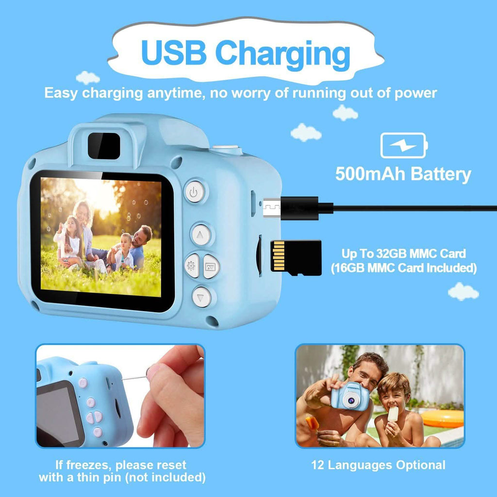 Appareil photo numérique iMountek pour enfants