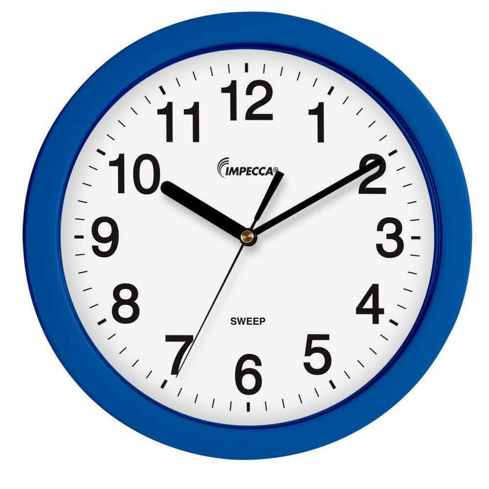 Horloge murale Impecca 25 cm, Mouvement silencieux.