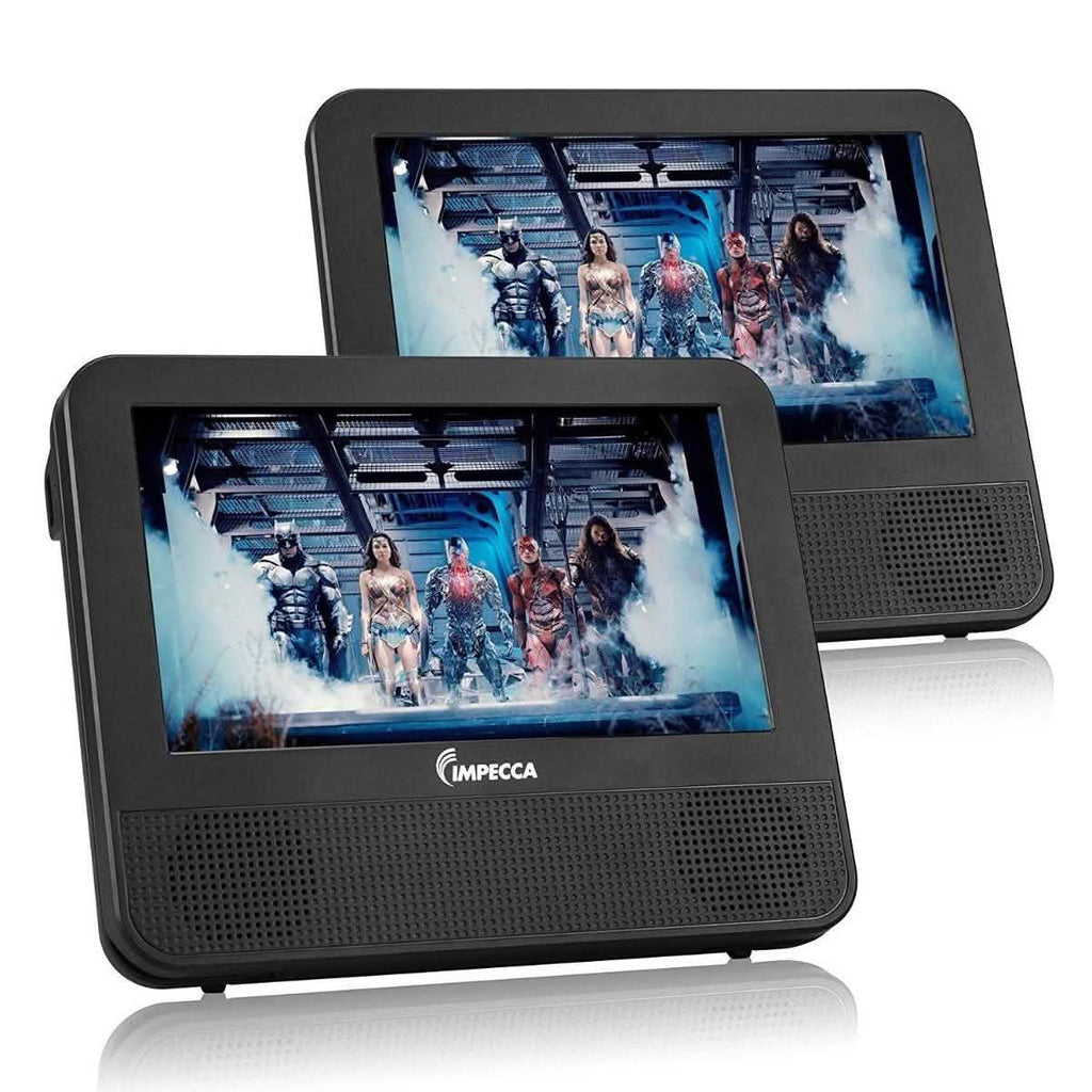 Lecteur DVD double écran 7 pouces Impecca DVPDS-722