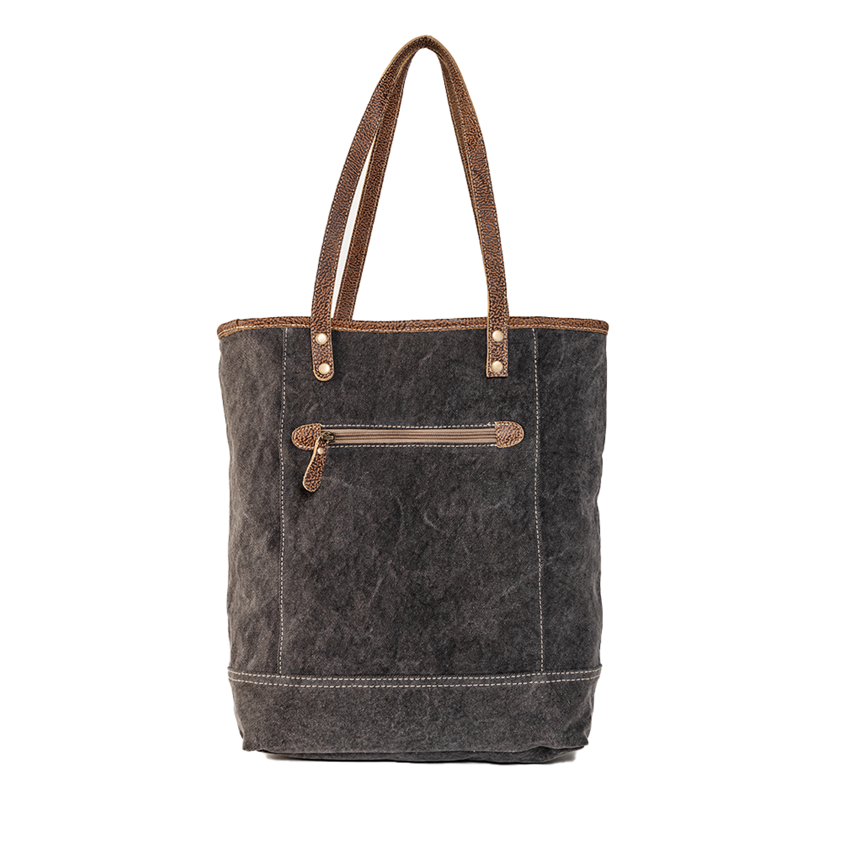 Sacs en toile et poulain tachetés