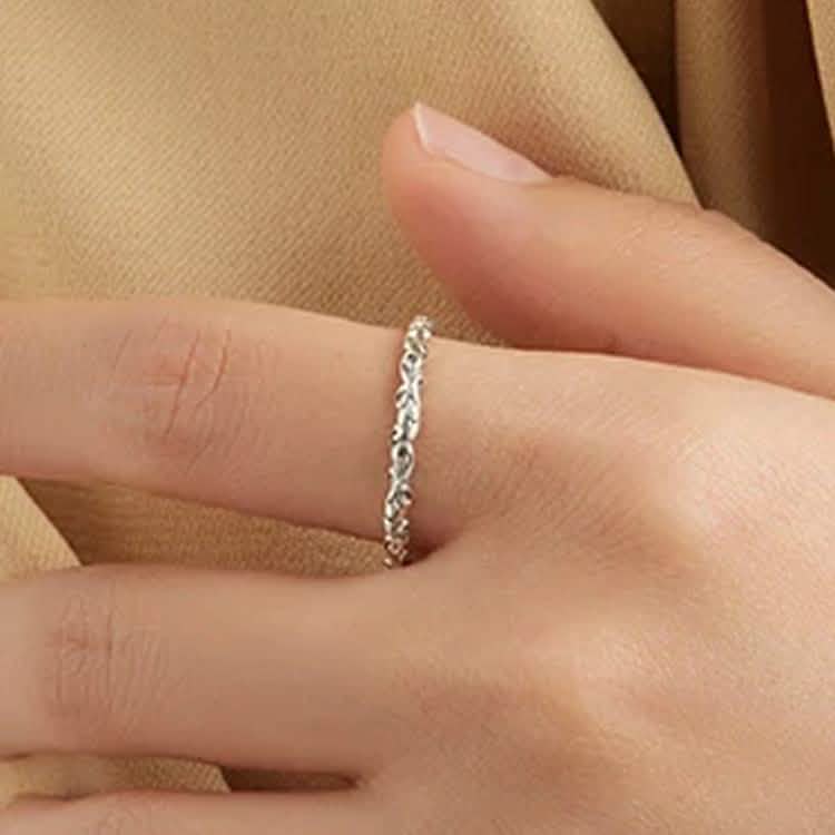 Bague en Argent Sterling 925 INALIS pour Femmes et Hommes, Motif Gravé, Bagues d'Anniversaire