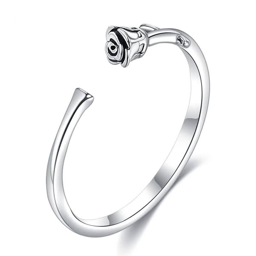 Bague Fleur Réglable INALIS Rose