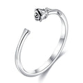 Bague Fleur Réglable INALIS Rose