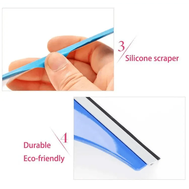 Étonnant Nettoyant Lave-Vitre Brosse Raclette Lave-Glace pour Maison Salle de Bain Voiture Outil de Nettoyage de Vitre Accessoires de Cuisine